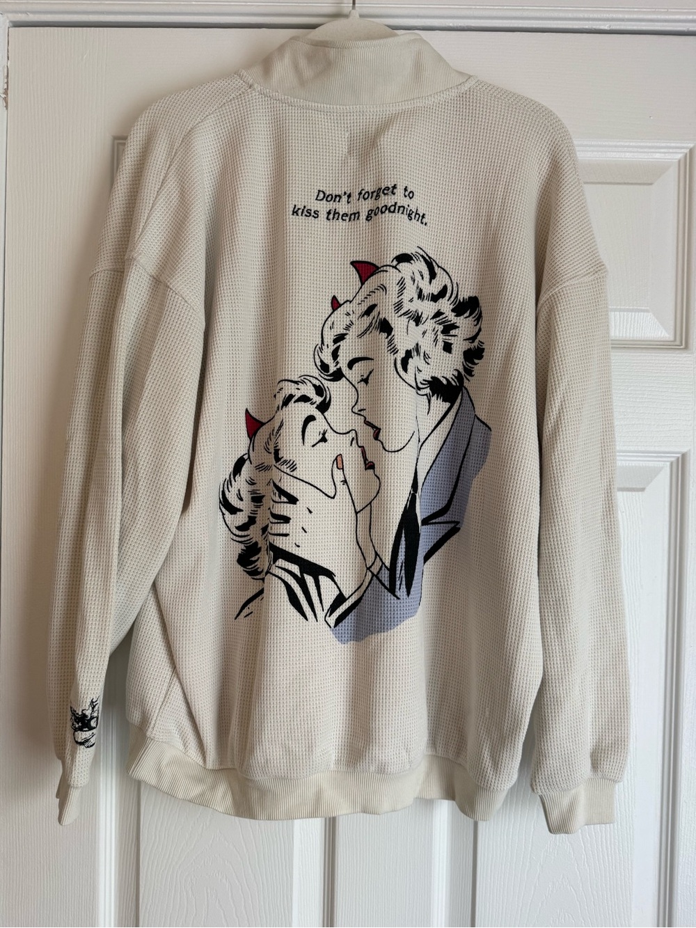 Boys Lie Cream Waffle ‘Smitten’ Crewneck. Don’t forget to kiss them goodnight. - Picture 2 of 3